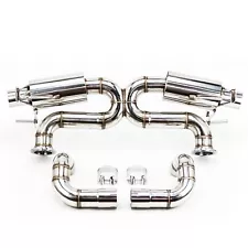 REV9 2.75" STAINLESS CATBACK EXHAUST SPORTS MUFFLER FOR 08-12 AUDI R8 4.2L V8