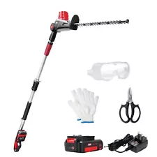 MZK 20V MAX 22.4-inch Cordless Pole Hedge Trimmer Attachment, 8-Feet Reach, E...