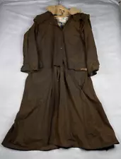 Stockmans Jumbuck Duster Jacket Mens Size 5 Medium Oilskins Coat Australia