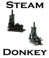 VINTAGE STEAM Donkey Engine O Scale FINISHED MODEL very well detailed 1/48