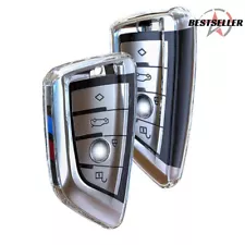 Sale TPU Remote Smart Key Case Cover for BMW F20 G20/30 X1/3/4/6 X7 5/6/7 Series (For: 2018 BMW 750i)