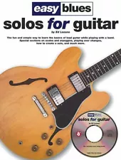 Easy Blues Solos for Guitar - Book and CD NEW 014009828