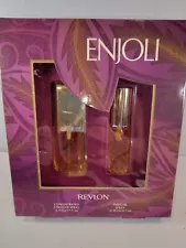 ENJOLI CONCENTRATED COLOGNE SPRAY .6OZ & PERFUME SPRAY .33 OZ 2 PC SET VINTAGE