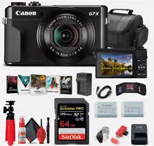 [Sale up to 85%]Canon PowerShot G7 X Mark II Digital Camera (1066C001) + 64GB Ca