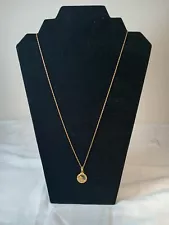 Vintage Placer Gold Nuggets 21-22K in 14K Gold Frame 2 Grams w/ 24" GF Chain