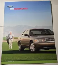 2007 Ford Crown Victoria Vic Automotive Dealer Brochure Sales Booklet