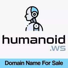 humanoid .ws Domain Name For Sale. non .com ai Robotics Website Business Robot