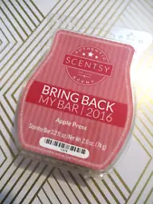 NEW Scentsy APPLE PRESS Wax Bar - Discontinued Scent!