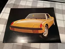 VINTAGE 1972 PORSCHE 914 SALES Poster