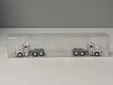 Trucks n Stuff Peterbilt 367 Day Cab 3 Axle White 2-pack