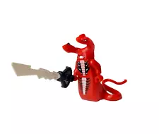 Custom Lego Ninjago Fangtom General Minifigure; Rise of the Snakes; Red Snake