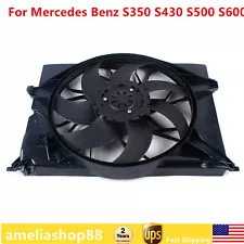 Radiator Cooling Fan Blower Assy For Mercedes Benz S350 S430 S500 S600 SALE (For: 2013 Mercedes-Benz S550 4Matic)