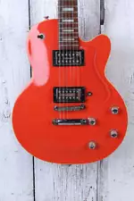 DeArmond M66 Solid Body Electric Guitar Fiesta Red with Hardshell Case