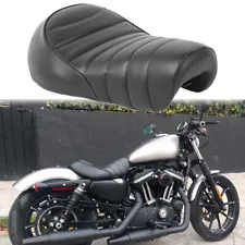 Black Motorcycle Rider Single Solo Seats For Harley Davidson Sportster 883 Iron (For: Harley-Davidson)