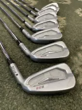 ping s55 iron set Black Dot 4-PW CFS Regular Steel Shafts