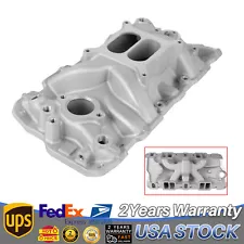 Front Intake Manifold For Small Block Chevrolet 1955-1986 Aluminum 305 327 350 (For: Chevrolet Corvette)