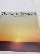 Original 1977 Chevy Caprice Classic Impala Sales Brochure