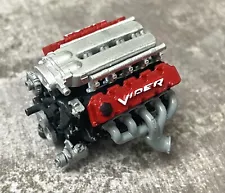 Resin Dodge Viper V10 engine for scale model cars, 1/24 1/25