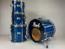 Pearl BLX 22"/12"/13"/16" Sheer Blue Lacquer - Perkusja Vintage 80s Drums