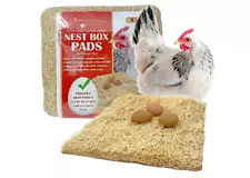 Chicken Nesting Boxes Nest Pads Hens Comfort Thick Pad Cleaner Eggs Easy Collect