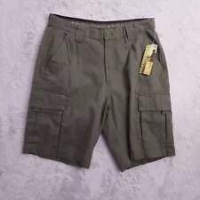 NEW Boy Scouts Shorts Mens 32 Cargo Canvas Green Outdoor BSA America Cotton NWT