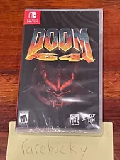 Doom 64 (Nintendo Switch) NEW SEALED Y-FOLD MINT, RARE BEST BUY VARIANT COVER!