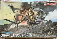 1/35th scale OH-6A Cayuse Helicopter w crew.