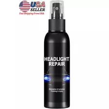 1pc 50ml Car Headlight Lens Restoration Repair Fluid Polishing Cleaner Spray