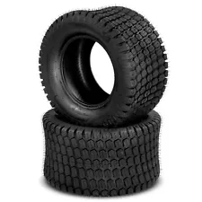 Set of 2 24x12.00-12 Lawn Mower Garden Tractor Turf Tires 6 Ply Tubeless 2205Lbs