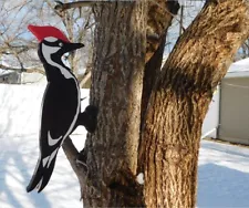 Red Headed Woodpecker Tree Decoration all handcrafed