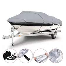 Outdoor Protection Waterproof Boat Cover Fabric Anti-smashing Tear Proof Silver