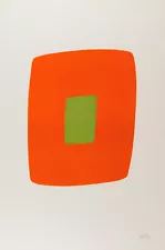 Ellsworth Kelly: Orange with Green 22x30 Archival Quality Fine Art Print