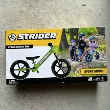 Strider ST-S4GN 12 Sport Balance Bike - Green