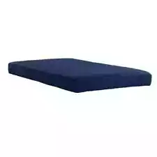 6 TWIN MATTRESS BUNK Bed Quilted Daybed Trundle Comfort Sleeping Navy Blue Kids