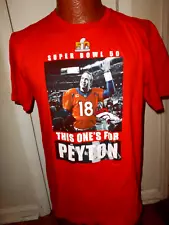 NFL Super Bowl 50 Denver Broncos This One's for Payton Men's Large T-Shirt.