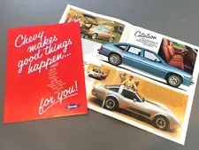 1982 Chevrolet Sales Brochure - Monte Carlo Camaro Z28 Caprice Impala Cavalier