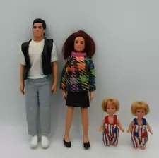 Full House Dolls Uncle Jesse's Family Vinatge 1993 Tiger Toys 90s TV Show Sitcom