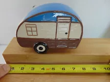 SHASTA DESIGN CERAMIC TRAVEL TRAILER Road Less Traveled Retired - RARE!