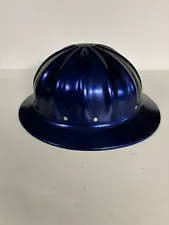 Vintage Superlite Fibre Metal Full Brim Hard Hat Royal Blue UCLA, NFL