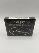 88 Great Conversation Starters for Husbands and Wives Romantic Card Game NEW