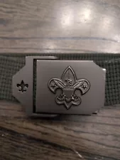 Official BSA Boy Scouts America Web Belt Med/Large 42” Olive Green Item #64042