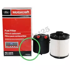 1X Genuine Motorcraft FD4615 Diesel Fuel Filter for Ford F-250 Super F-350 6.7L (For: 2015 F-250 Super Duty)