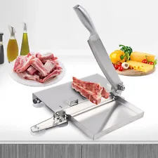 Manual Meat Slicer Bone Cutter Stainless Steel Beef Bone Cutting Machine