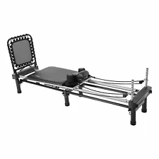 Aero Pilates Premier 700 Foldable Reformer Fitness Machine with Cardio Rebounder