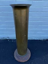 WWII 105 MM M14 ARTILLERY Shell casing Trench art column pillar table 31"+