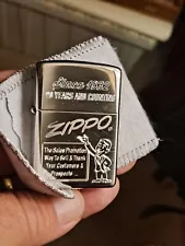 Zippo Lighter Limited edition STERLING SILVER 2 SIDED SALES SAMPLE #29/30 MIB