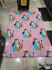 Vintage 90s Disney's Aladdin Princess Jasmine Reversible Twin Comforter Blanket