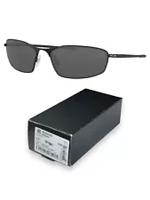 Oakley Whisker OO4141 07 Sunglasses Matte Black Polarized Prizm Black Authentic