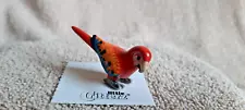 LITTLE CRITTERZ Macaw "Scarlet" Miniature Figurine New FREE SHIPPING LC924