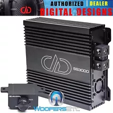 DD AUDIO SS3000 AMP 3000W RMS MONOBLOCK SUBWOOFERS BASS SPEAKERS AMPLIFIER NEW